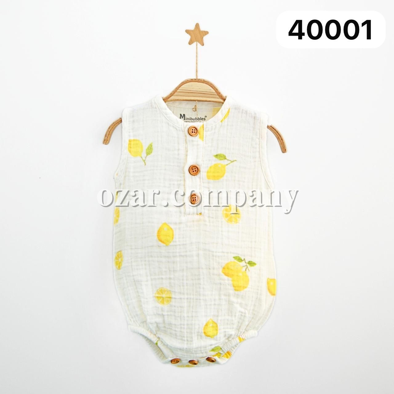 Муслиновый Бодик Для Новорождённых MiniBubbles (0-3/3-6/6-9/9-12/12-18мес.)