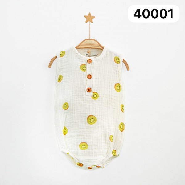 Муслиновый Бодик Для Новорождённых MiniBubbles (0-3/3-6/6-9/9-12/12-18мес.)