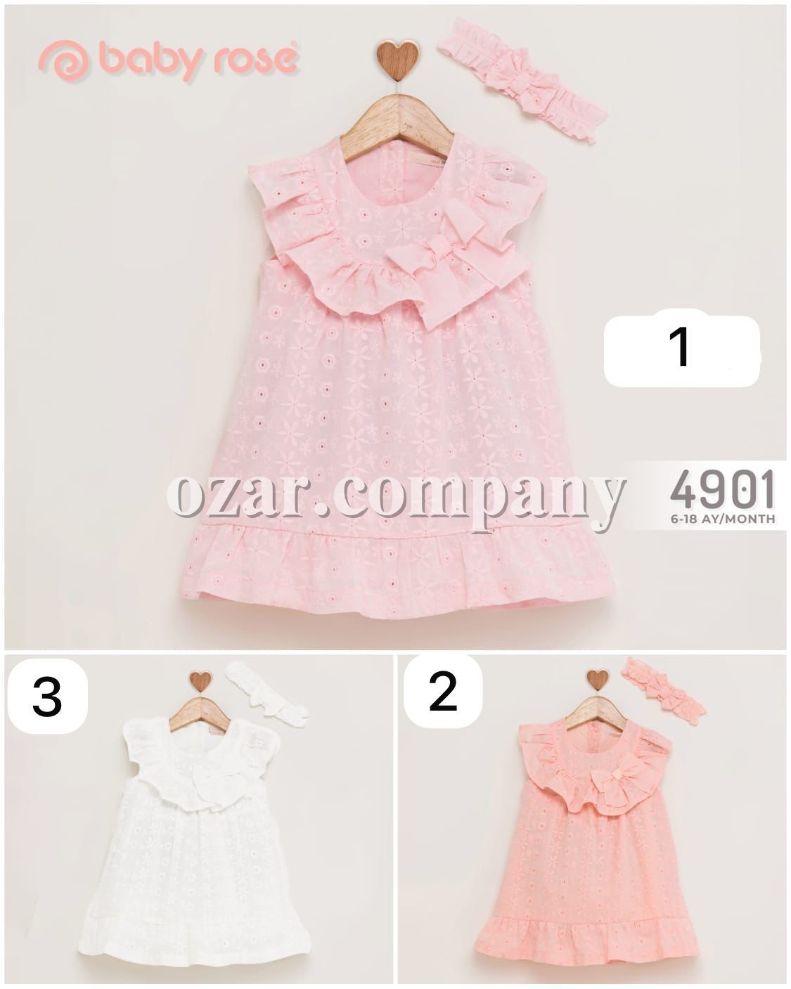 Платье Для Девочки Baby Rose (6-9-12-18мес)