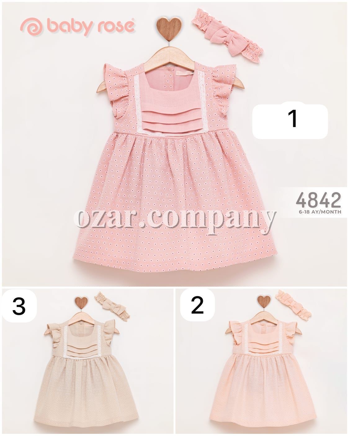 Платье Для Девочки Baby Rose (6-9-12-18мес)