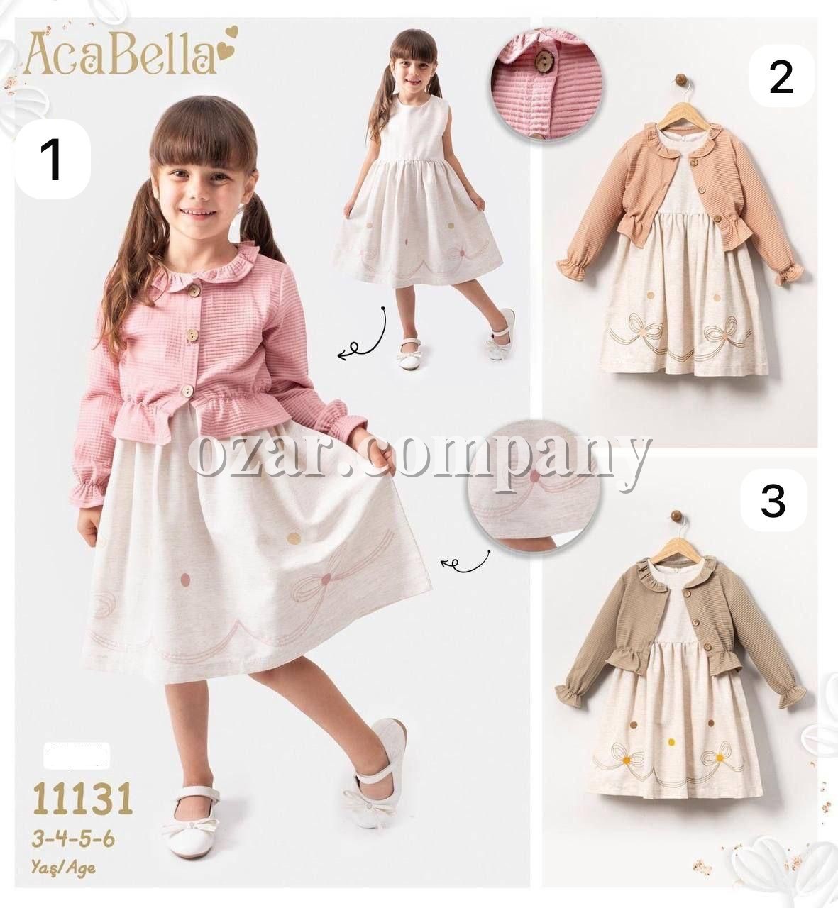 Платье Для Девочки Aca Bella (3-4-5-6лет) 