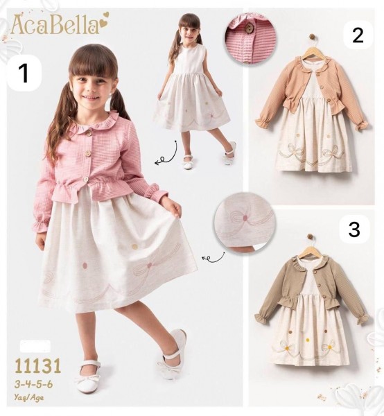 Платье Для Девочки Aca Bella (3-4-5-6лет) 