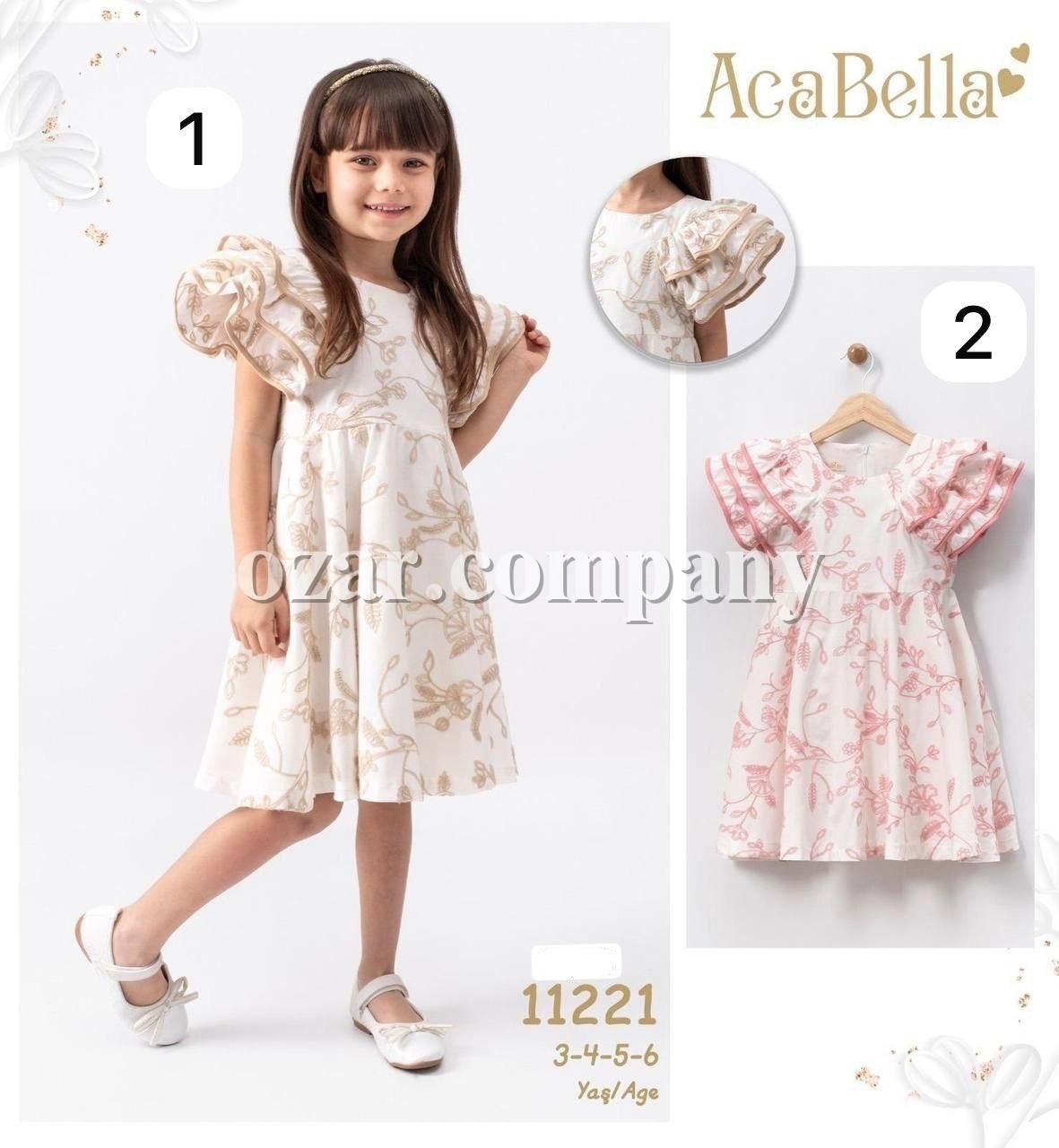 Платье Для Девочки Aca Bella (3-4-5-6лет) 