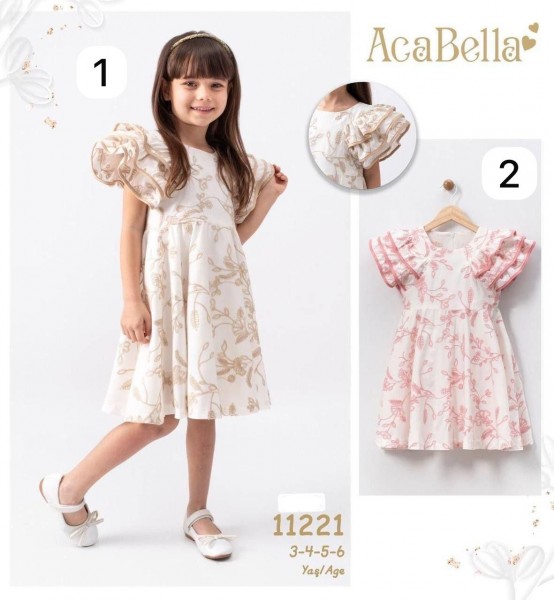 Платье Для Девочки Aca Bella (3-4-5-6лет) 