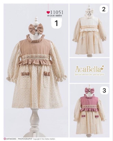 Платье Для Девочки Aca Bella (9-12-18-24мес.) 