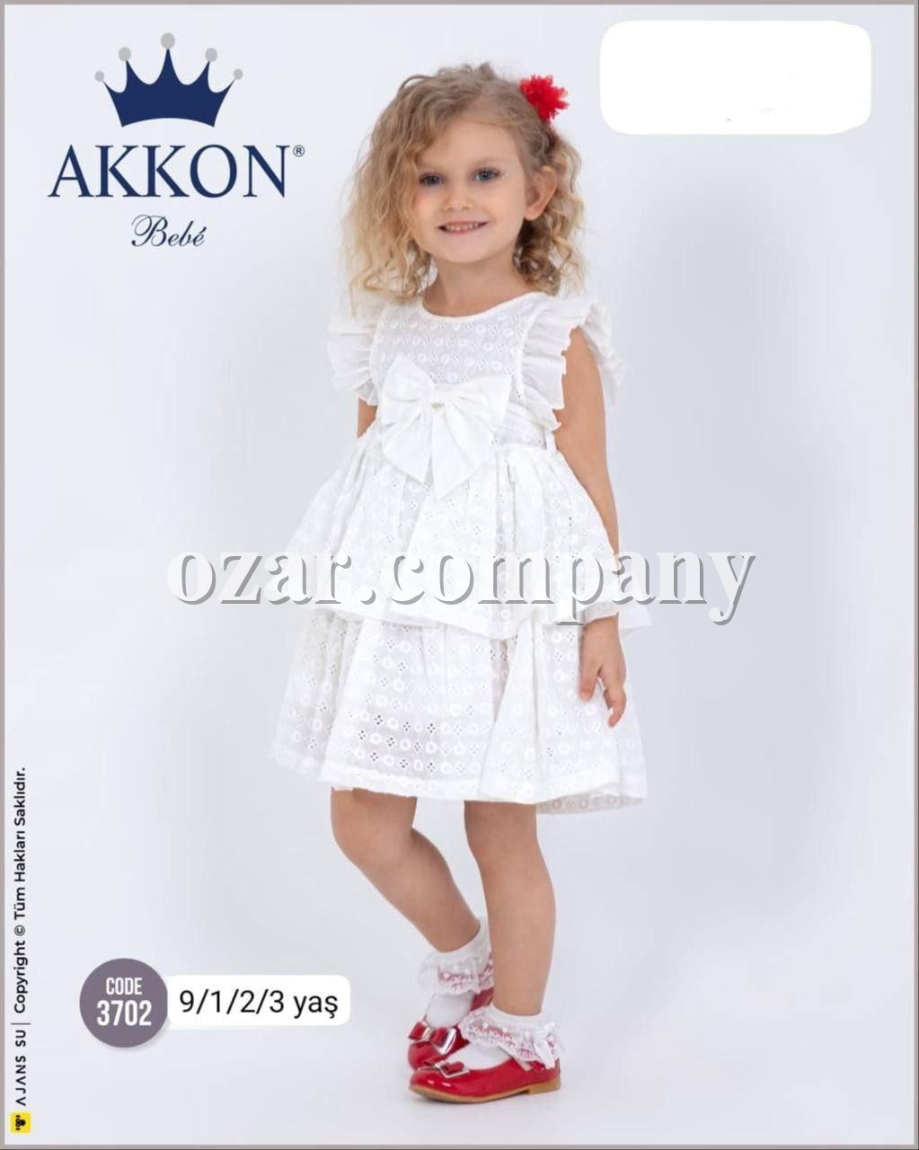 Платье Для Девочки Akkon (9-12-24-36мес.)