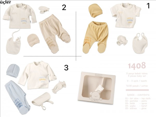 Коробочный Набор Для Мальчика Tiasis (0-3мес.) 
