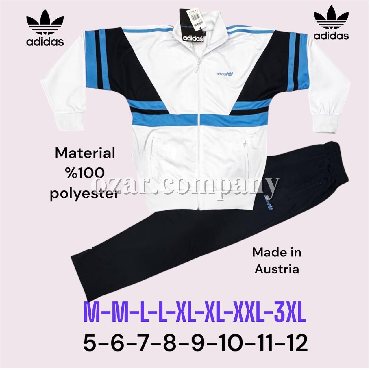 Мужской Спортивный Костюм Adidas