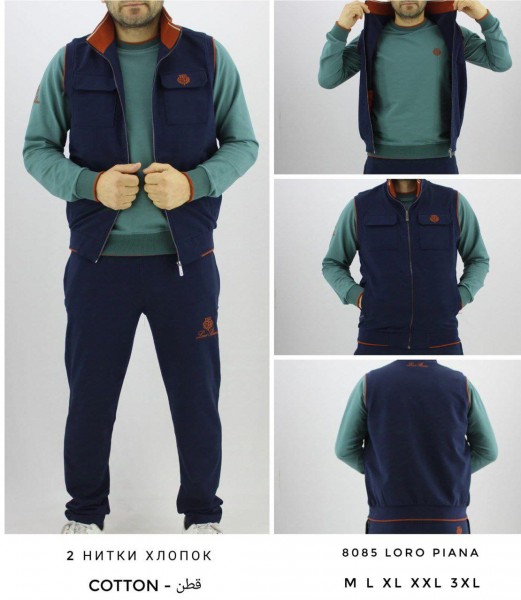 Мужской Спортивный Костюм Тройка Loro Piana