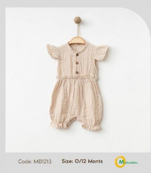 Муслиновый Человечек Для Девочки MiniBubbles (3-6/6-9/9-12/12-18мес.)
