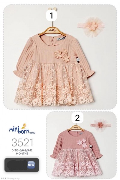 Платье Для Девочки Miniborn (0-3/3-6/6-9/9-12мес.)