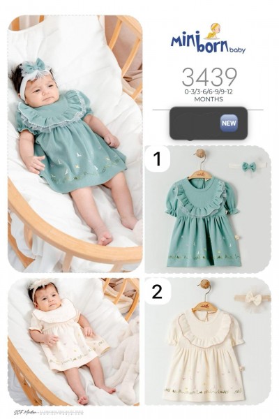 Платье Для Девочки Miniborn (0-3/3-6/6-9/9-12мес.)