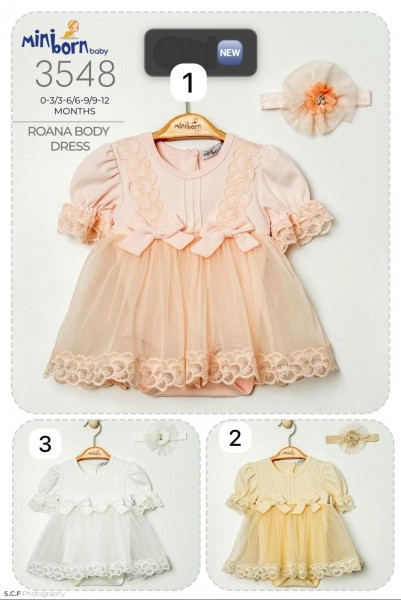 Платье Для Девочки Miniborn (0-3/3-6/6-9/9-12мес.)