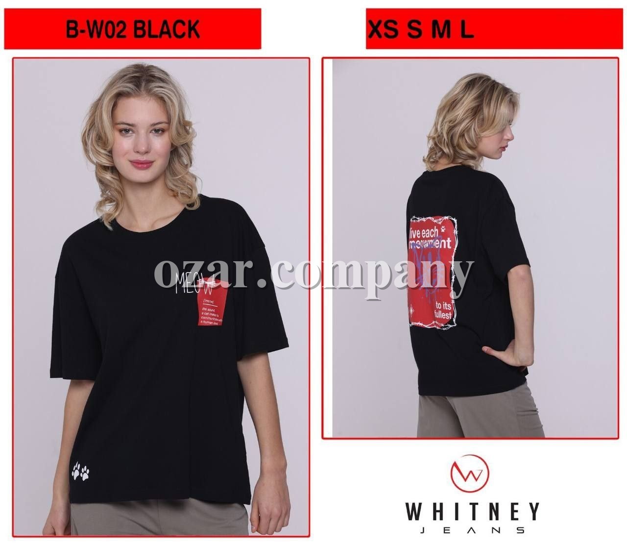 Женская Футболка Whitney 