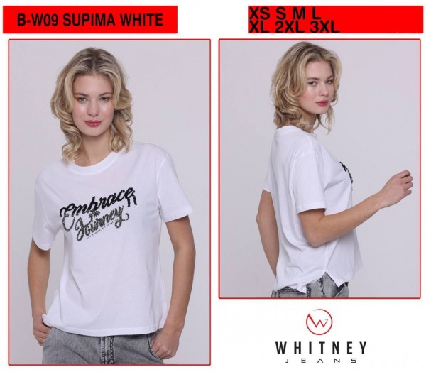 Женская Футболка Whitney (Большие размеры)