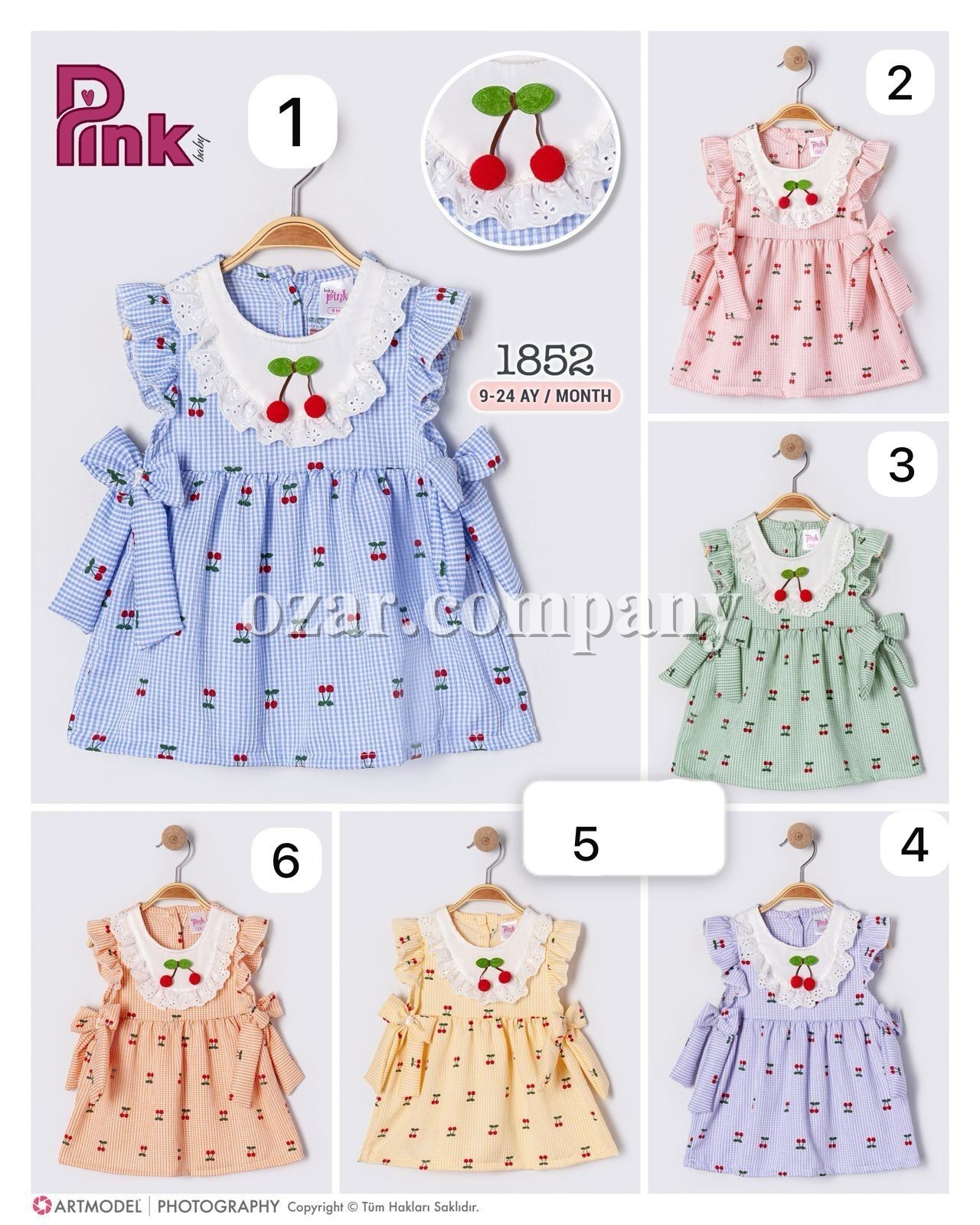 Платье Для Девочки Pink (9-12-18-24мес.)