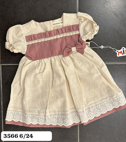 Платье Для Девочки Miniborn (6-12-18-24мес.)