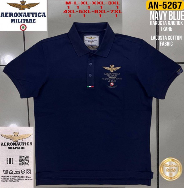 Мужская Футболка Aeronautica Militare (Большие размеры)