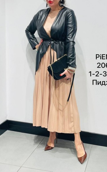 Женский Кардиган Из Эко Кожи Piena