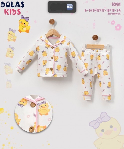 Пижама Для Девочки Dolas Kids (6-9/9-12/12-18/18-24мес.)