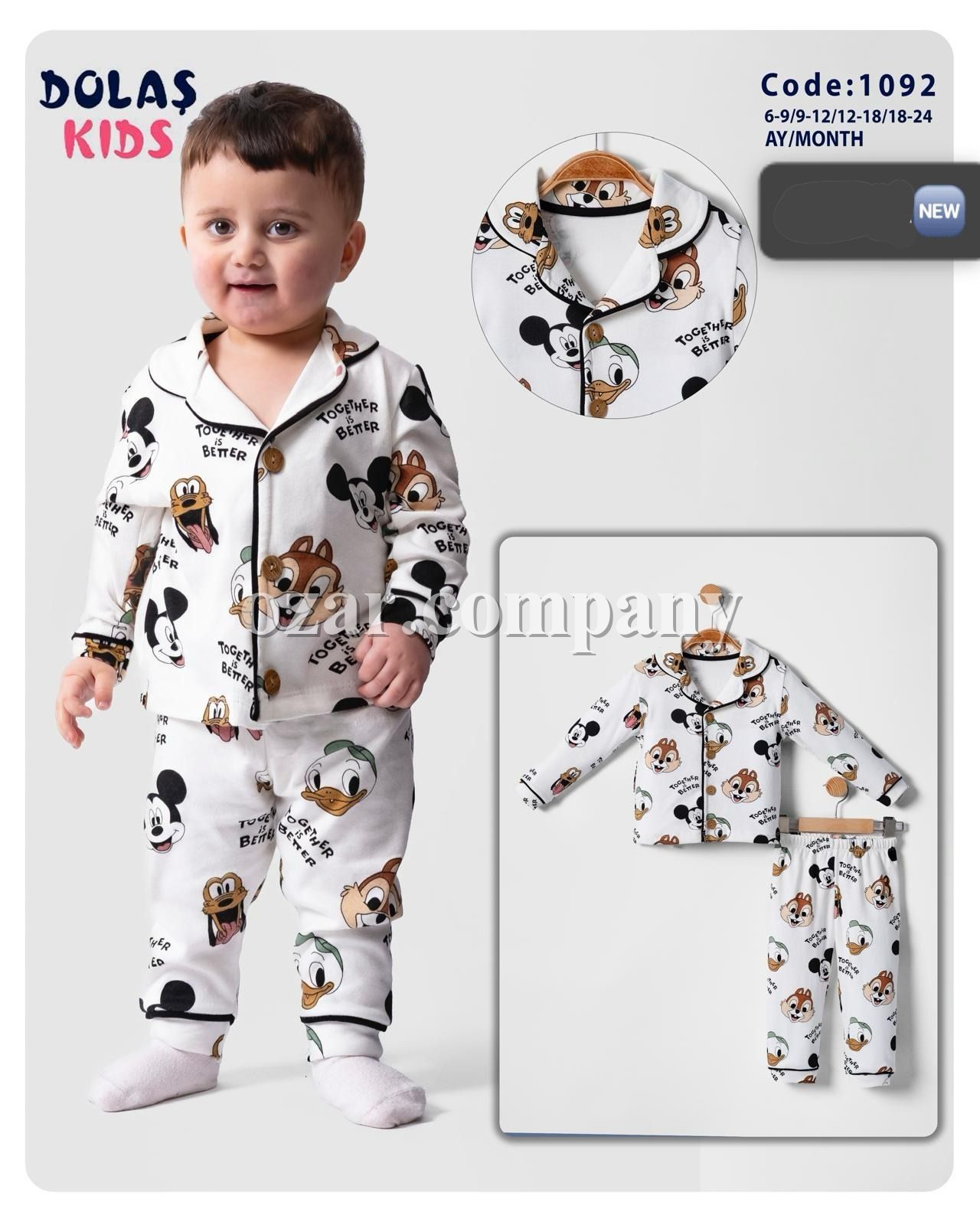 Пижама Для Мальчика Dolas Kids (6-9/9-12/12-18/18-24мес.)