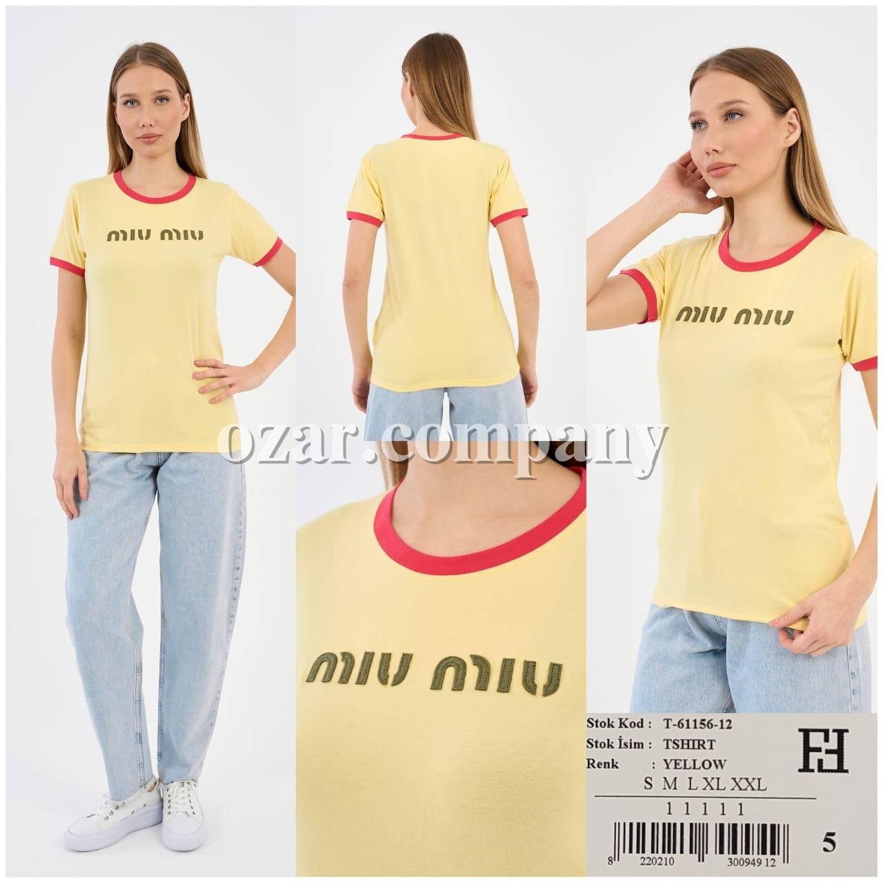 Женская Футболка Miu Miu