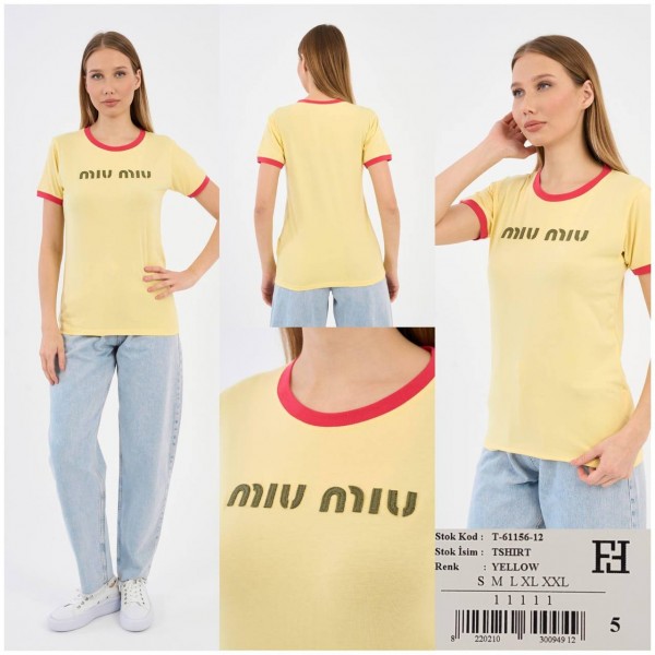 Женская Футболка Miu Miu