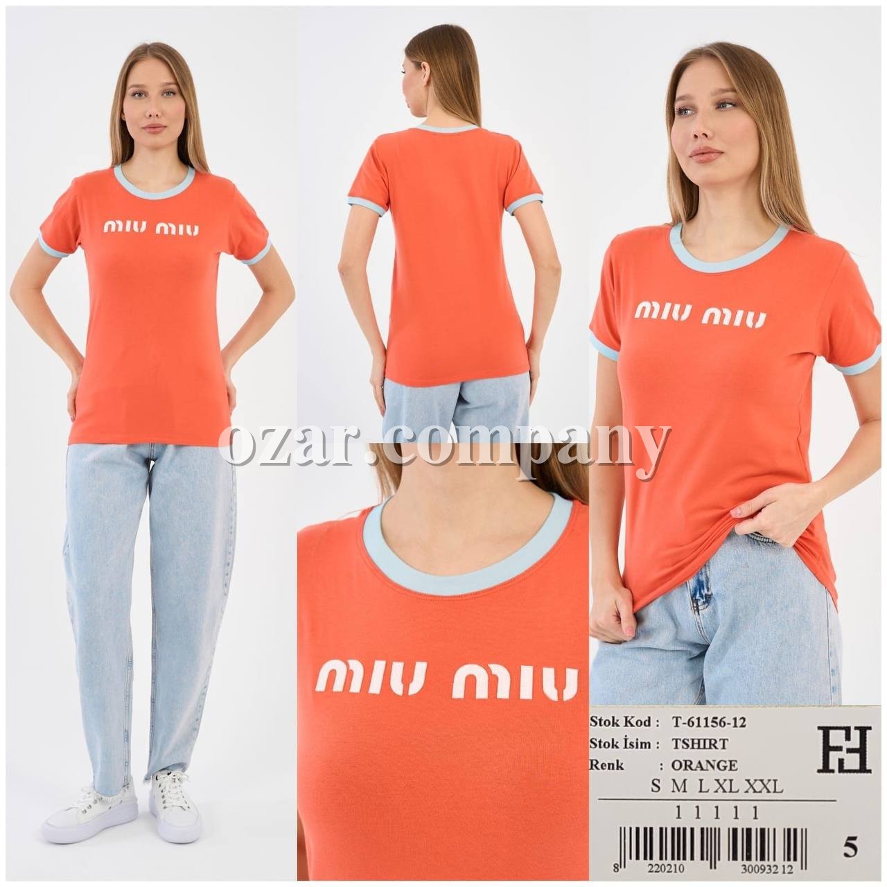 Женская Футболка Miu Miu