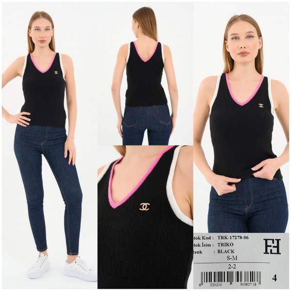 Женская Трикотажная Майка Free Fashion