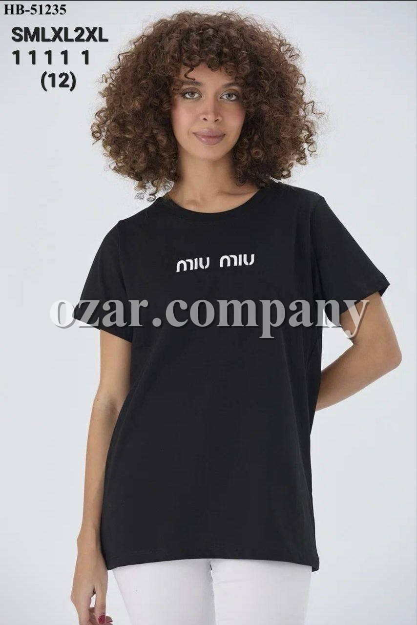 Женская Футболка Miu Miu