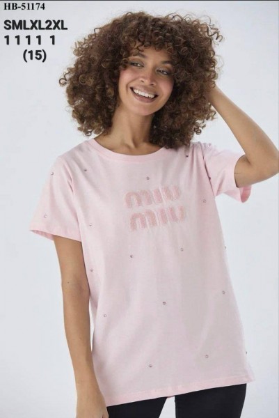 Женская Футболка Miu Miu