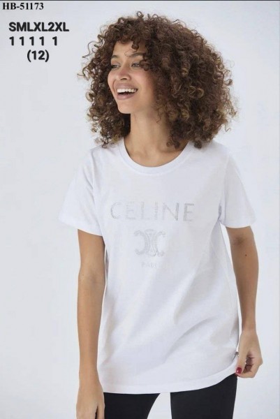 Женская Футболка Celine