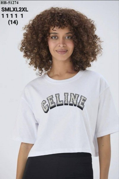 Женская Футболка Celine
