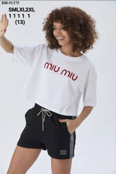 Женская Футболка Miu Miu