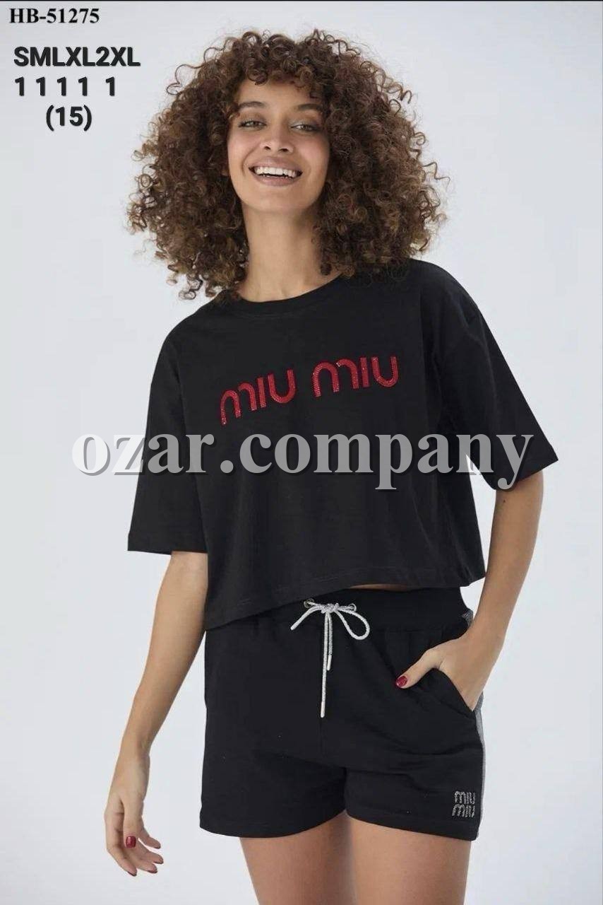 Женская Футболка Miu Miu