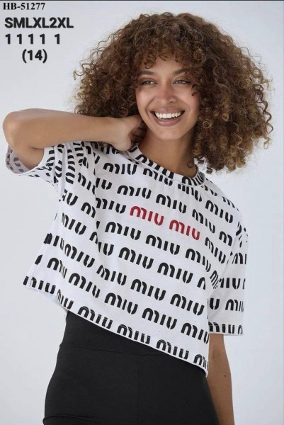 Женская Футболка Miu Miu