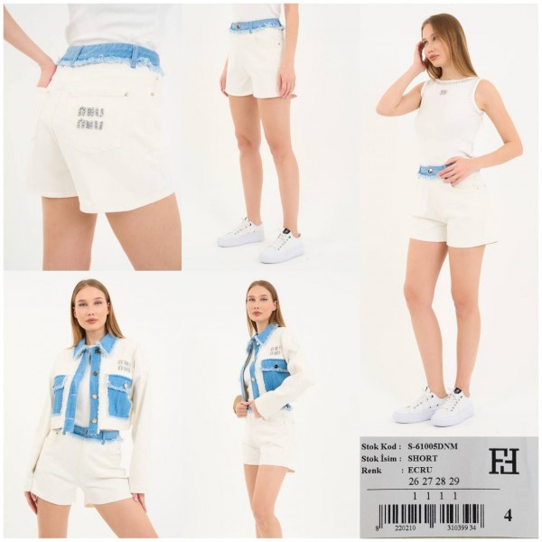 Женские Джинсовые Шорты Miu Miu