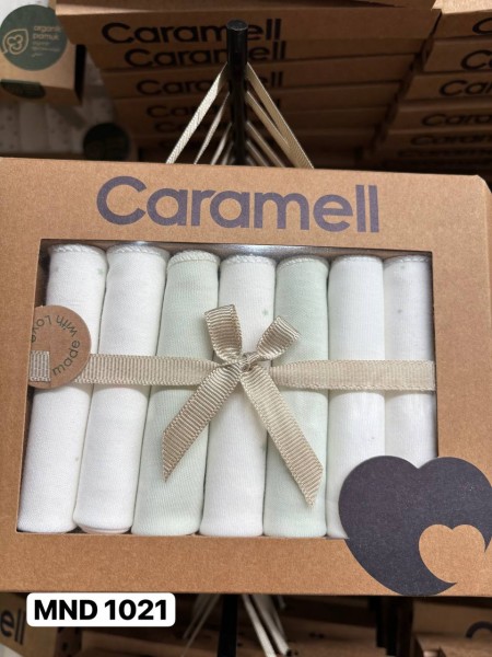 Коробочный Набор Платочков Для Новорождённых Caramell (0-24мес.)