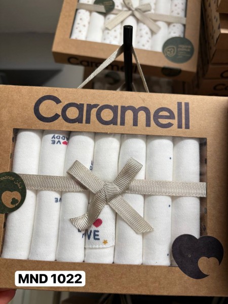 Коробочный Набор Платочков Для Новорождённых Caramell (0-24мес.)