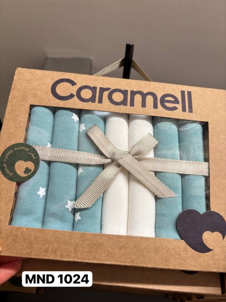 Коробочный Набор Платочков Для Новорождённых Caramell (0-24мес.)