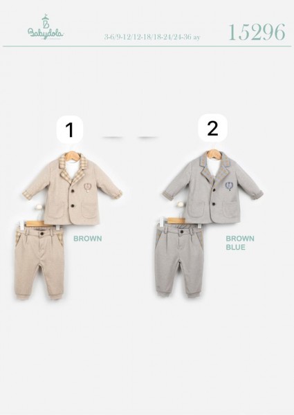 Костюм Тройка Для Мальчика Babydola (3-6/9-12/12-18/18-24/24-36мес.)
