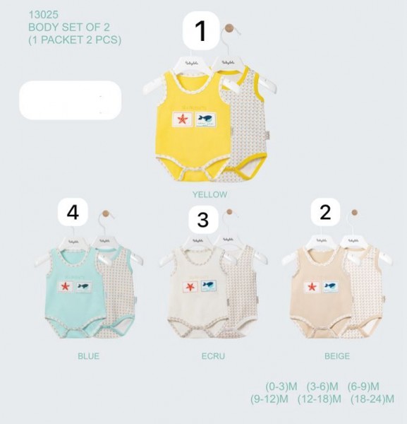 Бодик Для Новорождённых Babydola (0-3/3-6/6-9/9-12/12-18/18-24мес.)