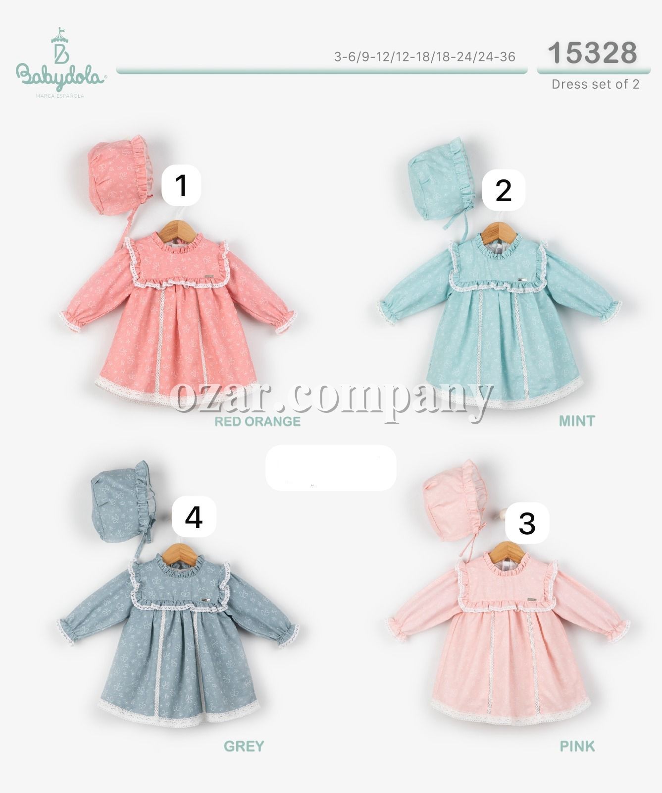 Платье Для Девочки Babydola (3-6/9-12/12-18/18-24/24-36мес.)