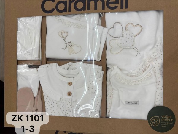 Коробочный Набор Для Девочки Caramell (1-3мес.)