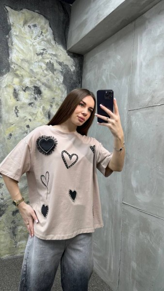 Женская Футболка Cute