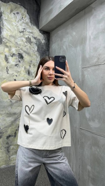 Женская Футболка Cute