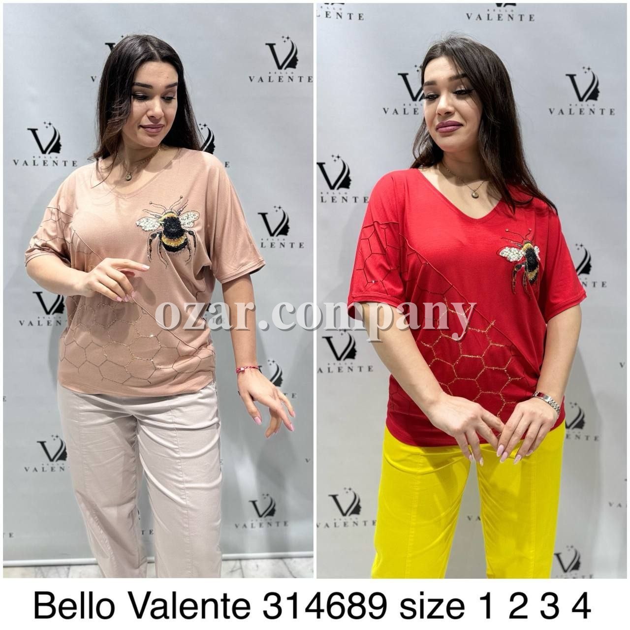 Женская Футболка Bello Valente 