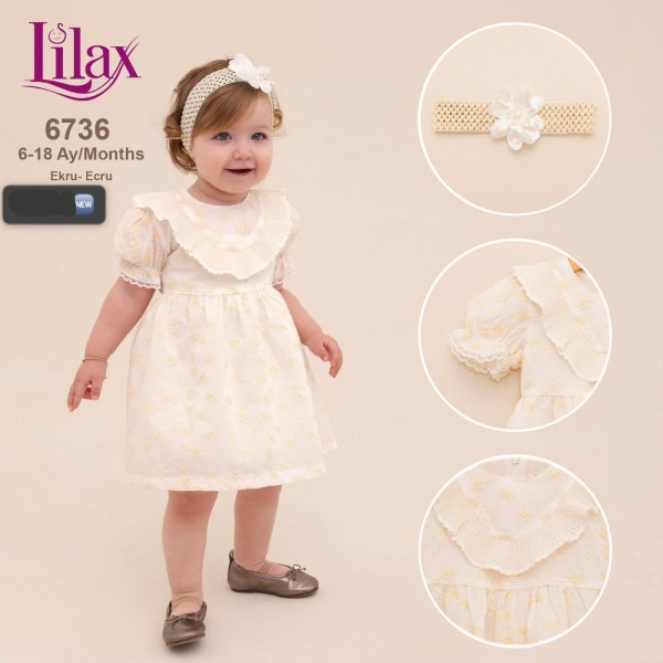 Платье Для Девочки Lilax (6-9-12-18мес.)