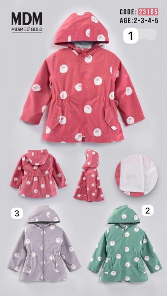 Ветровка Для Девочки MDM (2-3-4-5лет)