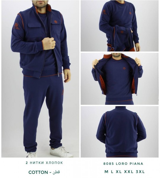 Мужской Спортивный Костюм Тройка Loro Piana